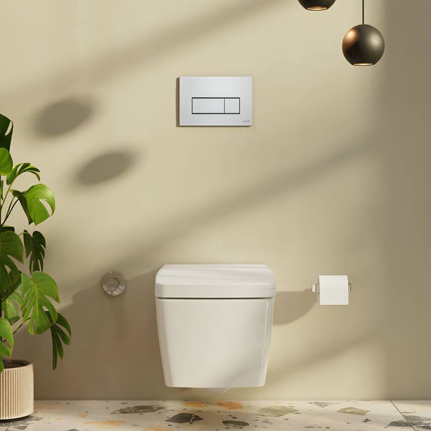 Vitra Metropole Rim-Ex Beyaz Asma Klozet 7672B003-0559, Vitra Yavaş Kapak 90-003-009 - 2