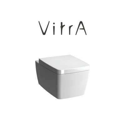 Vitra Metropole Rim-Ex Beyaz Asma Klozet 7672B003-0559, Vitra Yavaş Kapak 90-003-009 - 6