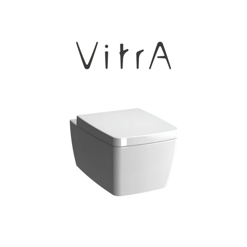 Vitra Metropole Rim-Ex Beyaz Asma Klozet 7672B003-0559, Vitra Yavaş Kapak 90-003-009 - 6