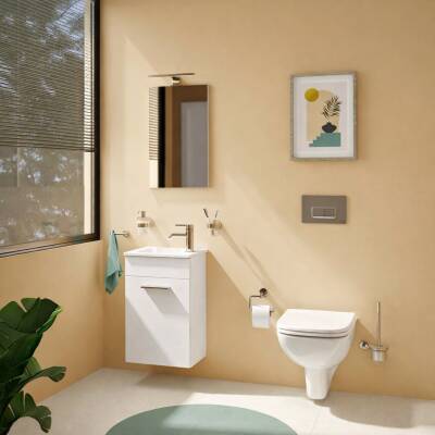 Vitra Mia Etajer Uyumlu Beyaz Lavabo 40x28 Cm 7460L003-0029 - 2