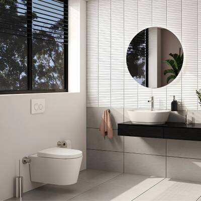 Vitra Nest Rim-Ex Beyaz Asma Klozet 5716B003-0559, Vitra Yavaş Kapak 89-003-009 - 2
