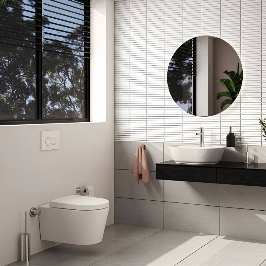 Vitra Nest Rim-Ex Beyaz Asma Klozet 5716B003-0559, Vitra Yavaş Kapak 89-003-009 - 2