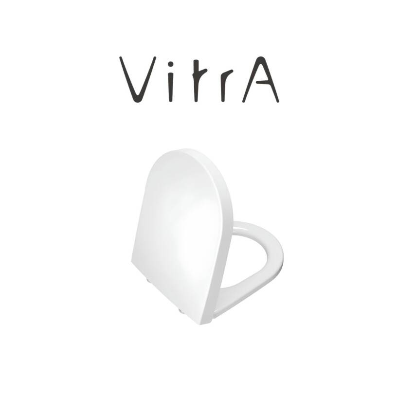 Vitra Nest Rim-Ex Beyaz Asma Klozet 5716B003-0559, Vitra Yavaş Kapak 89-003-009 - 7