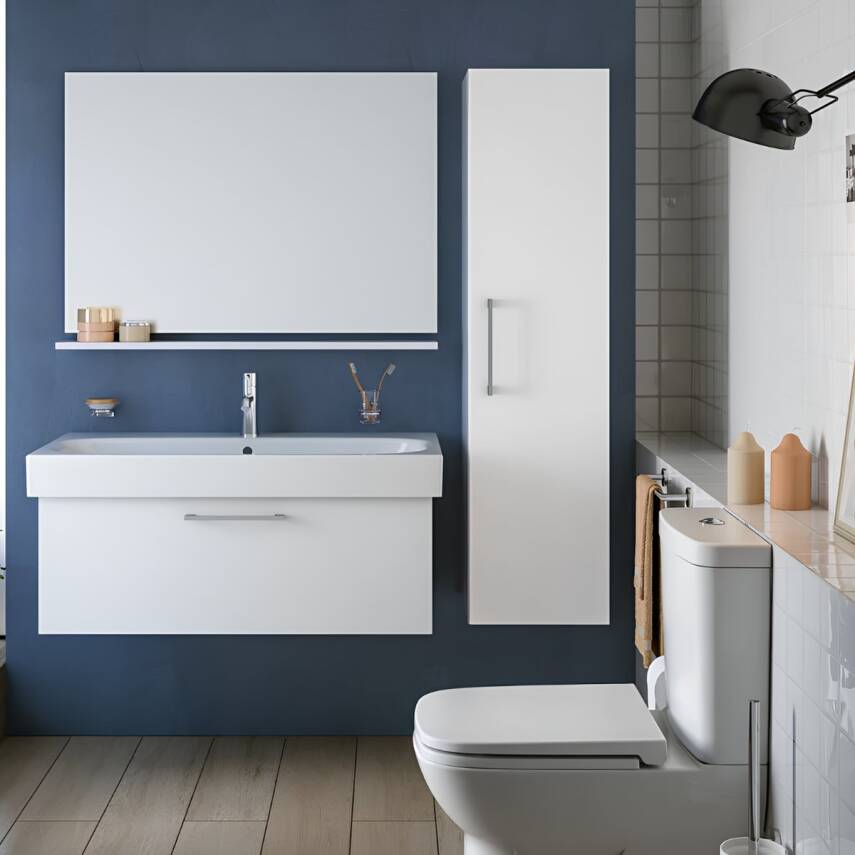 Vitra S20 Kanallı Beyaz Duvara Sıfır Klozet Takımı 5512L003-0092, Vitra Yavaş Kapak 147-003-909 - 2