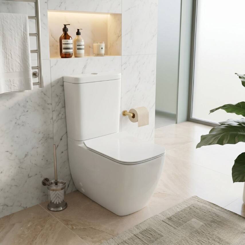 Vitra S25 Smooth Flush Kanalsız Beyaz Duvara Tam Dayalı Klozet Rezervuar Seti 9892B003-7201 - 1