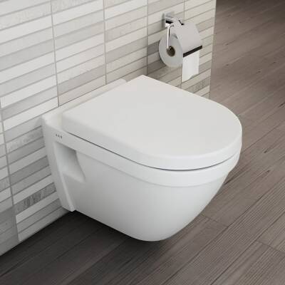 Vitra S50 Kanallı Klozet Beyaz Asma Klozet 5618L003-0850, Vitra Gömme Rezervuar Seti 768-1851 - 2