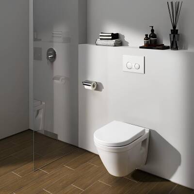 Vitra S50 Kanalsız Beyaz Asma Klozet 7740T003-0850, Vitra Yavaş Kapak 121-003-909 - 2