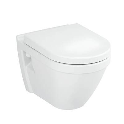 Vitra S50 Kanalsız Beyaz Asma Klozet 7740T003-0850, Vitra Yavaş Kapak 121-003-909 - 3