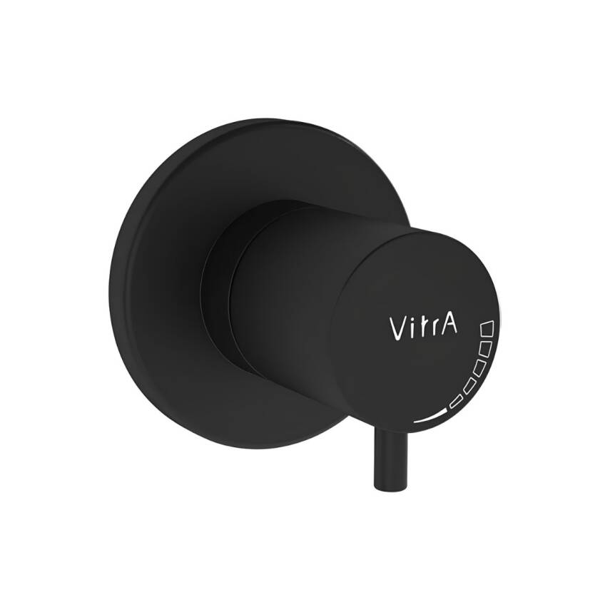 Vitra S60 SmootFlush Mat Siyah Asma Klozet 7510B083-0090, Vitra Mat Siyah Gömme Rezervuar Set 768-1851 - 6
