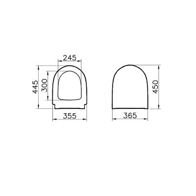 Vitra Sento Kanalsız Klozet Beyaz Asma Klozet 7748B003-0559, Vitra Gömme Rezervuar Set 768-1851 - 8