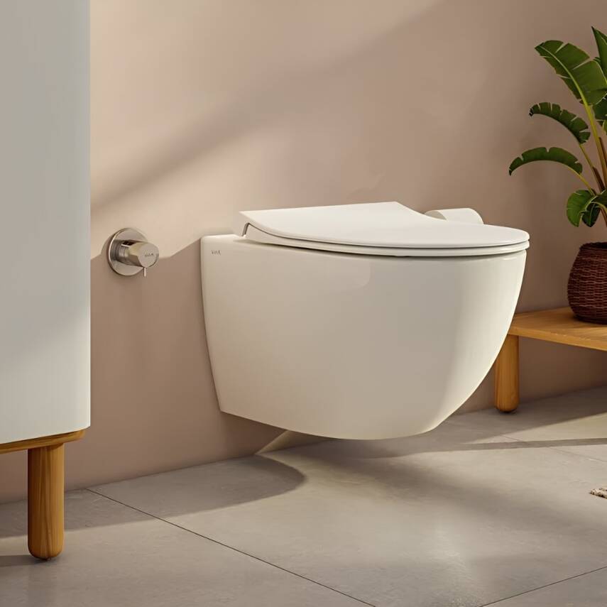 Vitra Sento Rim-Ex Asma Klozet Slim Kapak 7748B003-0559, Vitra Gömme Rezervuar Set 768-1851 - 2