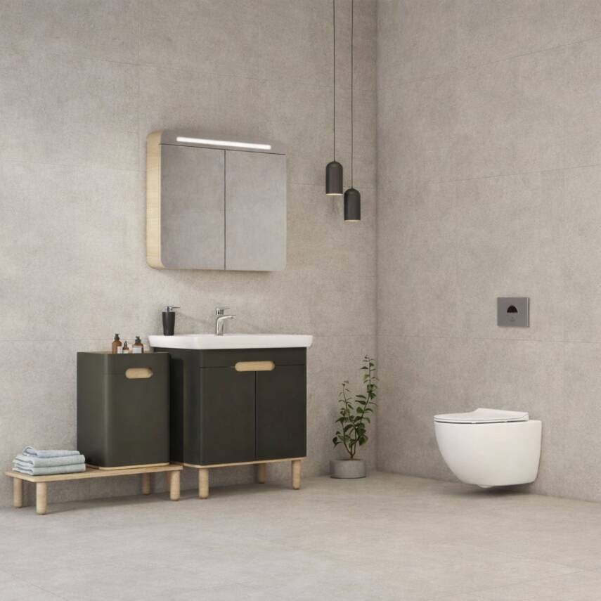 Vitra Sento Rim-Ex Beyaz Asma Klozet 7748B003-0559, Vitra Slim Yavaş Kapak 120-003-009 - 3