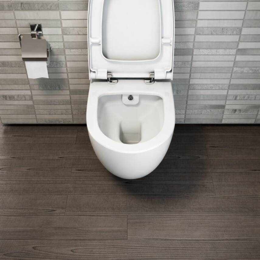 Vitra Sento Rim-Ex Beyaz Asma Klozet 7748B003-0559, Vitra Slim Yavaş Kapak 120-003-009 - 7